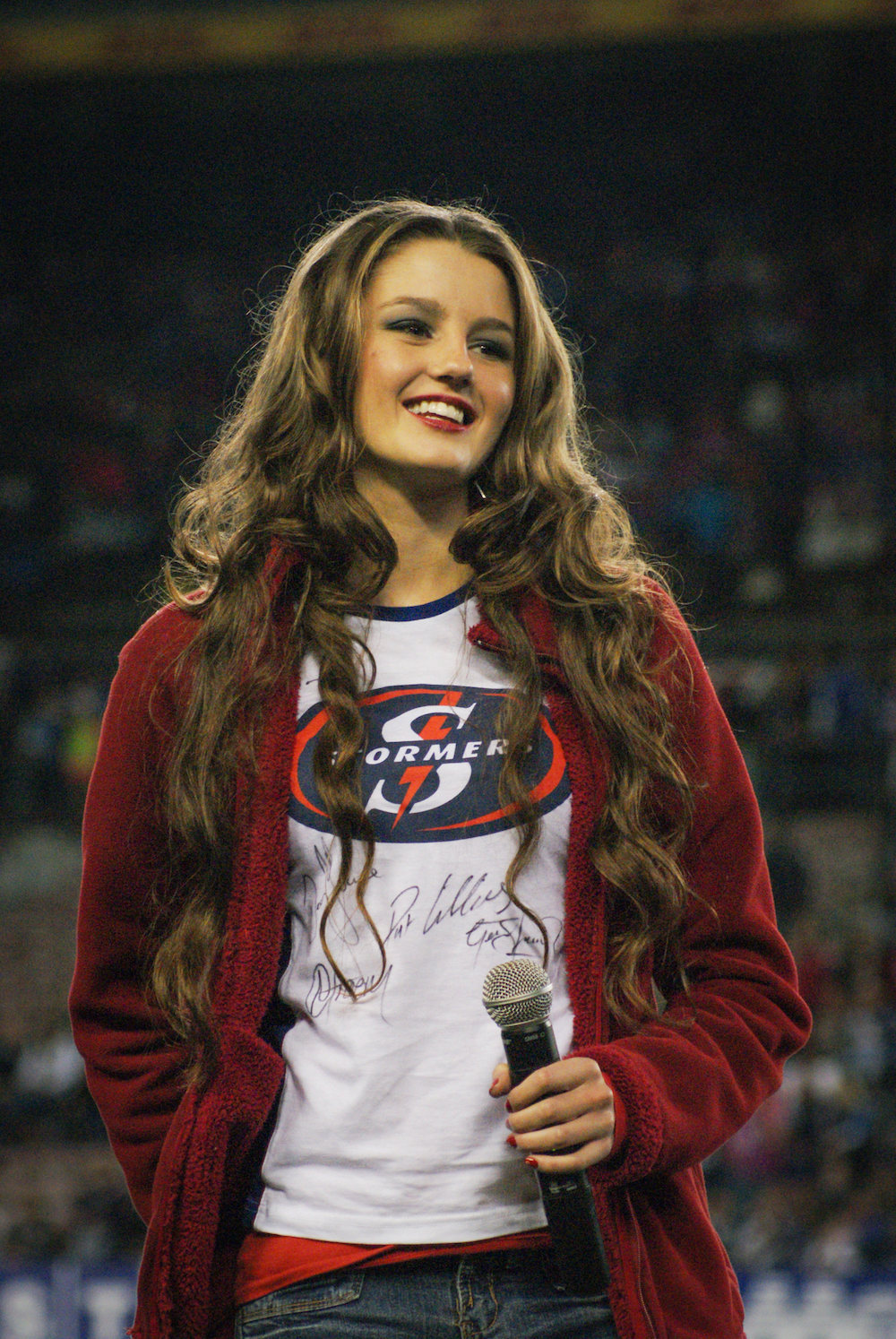 Jenna at stormers game