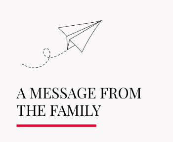 A message from the family Illustration